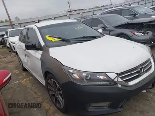 2014 Honda Accord Sport with VIN 1HGCR2F56EA191623, listed as a IAAI auction lot 41922015 with 173,927 mi miles and . Bid and sale history available at carsss.com. Image 1.