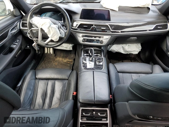 2017 BMW 7 Series 740e xDrive iPerformance with VIN WBA7J2C33HG497977, listed as a Copart auction lot 37351114 with 0 mi miles. Bid and sale history available at carsss.com. Image 8.