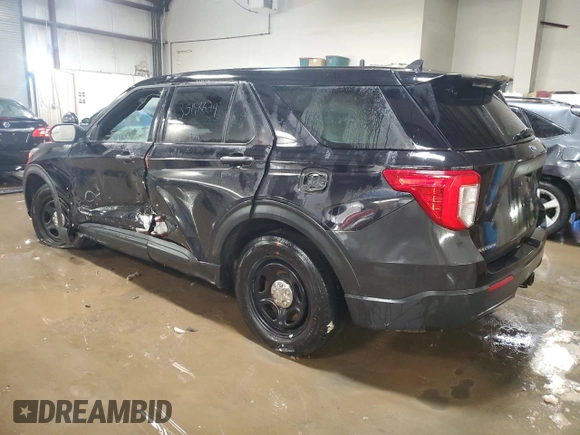 2022 Ford Police Interceptor Utility z VIN 1FM5K8AW1NNA01987, wystawiony jako Copart lot #45993075 z przebiegiem 58 342 mil mil oraz Szkody całkowita. Historia ofert i sprzedaży dostępna na DreamBid. Obrazek 2.