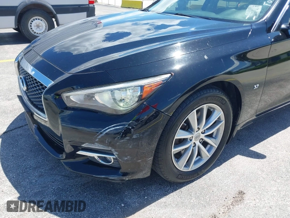 2015 Infiniti Q50 Premium with VIN JN1BV7AR2FM408326, listed as a IAAI auction lot 42580193 with 167,185 mi miles and . Bid and sale history available at DreamBid. Image 6.