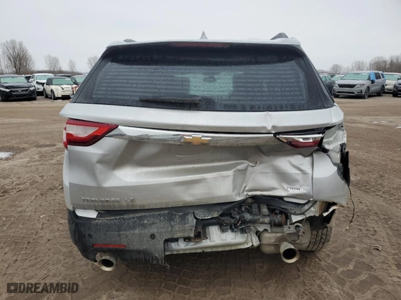 2019 Chevrolet Traverse LT Cloth with VIN 1GNEVGKW3KJ310780, listed as a Copart auction lot 47081205 with 96,989 mi miles and Clean Title. Bid and sale history available at carsss.com. Image 6.