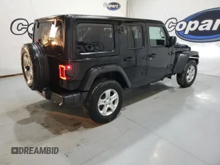2022 Jeep Wrangler Unlimited Sport S with VIN 1C4HJXDN7NW221260, listed as a Copart auction lot 85825194 with 8,391 mi miles and Clean Title. Bid and sale history available at carsss.com. Image 3.