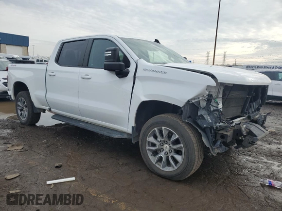 2021 Chevrolet Silverado 1500 RST with VIN 1GCUYEEL9MZ345698, listed as a Copart auction lot 86368694 with 56,924 mi miles and Salvage Title. Bid and sale history available at carsss.com. Image 4.