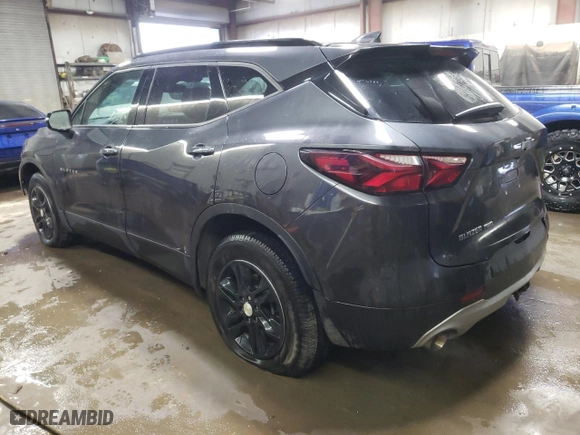 2021 Chevrolet Blazer LT with VIN 3GNKBHR46MS522760, listed as a Copart auction lot 89177745 with 0 mi miles and Salvage Title. Bid and sale history available at carsss.com. Image 2.