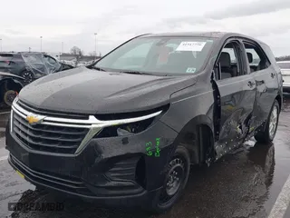 2024 Chevrolet Equinox LS with VIN 3GNAXHEG7RL196546, listed as a IAAI auction lot 41917756 with 18,535 mi miles. Bid and sale history available at carsss.com. Image 2.