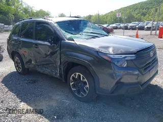 2025 Subaru Forester with VIN JF2SLDACXSH527887, listed as a IAAI auction lot 42280305 with 4,365 mi miles and . Bid and sale history available at DreamBid. Image 1.