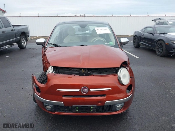 2012 FIAT 500 Gucci with VIN 3C3CFFCR4CT176523, listed as a IAAI auction lot 41229848 with NaN miles. Bid and sale history available at carsss.com. Image 12.