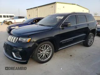 2018 Jeep Grand Cherokee Summit with VIN 1C4RJFJT6JC165423, listed as a Copart auction lot 49082335 with 74,949 mi miles and Salvage title. Bid and sale history available at DreamBid. Image 1.