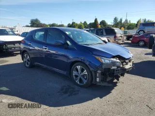 2021 Nissan LEAF SL Plus with VIN 1N4BZ1DV0MC556412, listed as a Copart auction lot 73326904 with 29,703 mi miles and Salvage title. Bid and sale history available at DreamBid. Image 4.