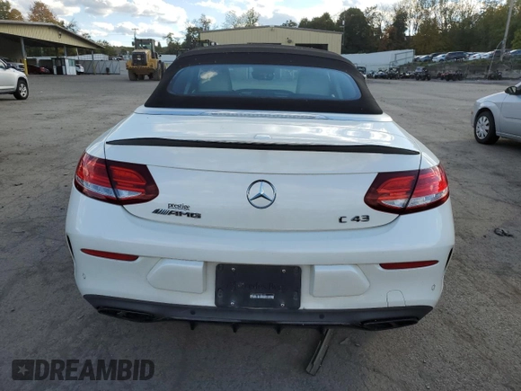 2018 Mercedes-Benz C 43 AMG with VIN WDDWK6EB5JF681780, listed as a Copart auction lot 75207094 with 91,484 mi miles and Salvage title. Bid and sale history available at DreamBid. Image 6.