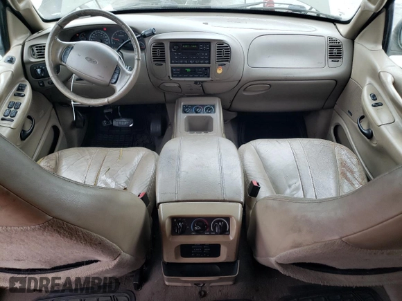 2001 Ford Expedition Eddie Bauer with VIN 1FMRU17L81LA85456, listed as a Copart auction lot 75678844 with 218,070 mi miles and Salvage title. Bid and sale history available at DreamBid. Image 8.