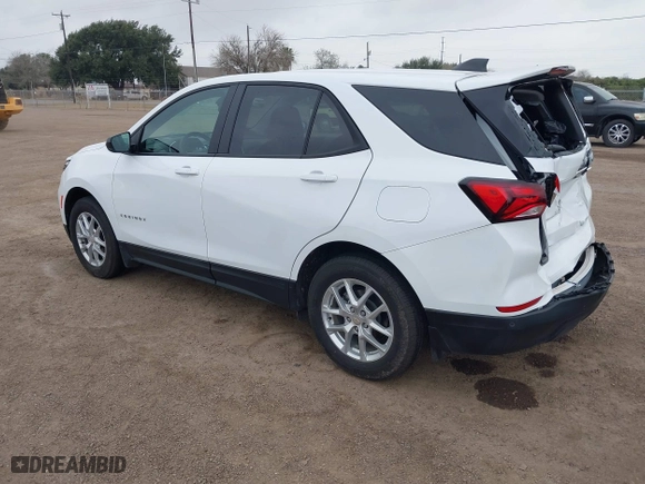 2024 Chevrolet Equinox LS with VIN 3GNAXHEG7RL368557, listed as a IAAI auction lot 41480818 with 12,768 mi miles. Bid and sale history available at carsss.com. Image 3.