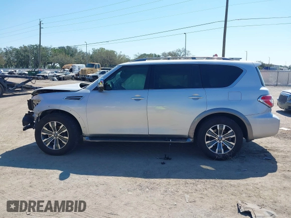 2018 Nissan Armada SV with VIN JN8AY2ND7J9058404, listed as a IAAI auction lot 41691913 with 118,704 mi miles. Bid and sale history available at carsss.com. Image 14.