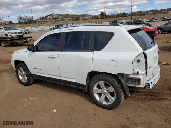 2017 Jeep Compass 75th Anniversary Edition with VIN 1C4NJDBB6HD104392, listed as a Copart auction lot 45767275 with 96,552 mi miles and Salvage Title. Bid and sale history available at carsss.com. Image 2.