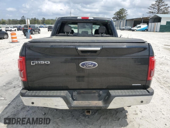 2015 Ford F-150 XL with VIN 1FTEW1CF1FFC45020, listed as a Copart auction lot 51854475 with 241,491 mi miles and Salvage Title. Bid and sale history available at carsss.com. Image 6.