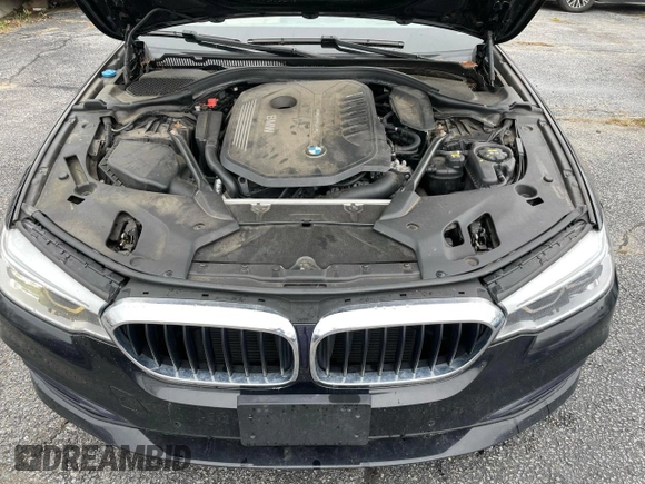 2017 BMW 5 Series 540i xDrive with VIN WBAJE7C36HG890783, listed as a Copart auction lot 55098475 with 128,332 mi miles and Clean title. Bid and sale history available at DreamBid. Image 7.