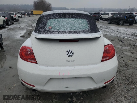 2013 Volkswagen Beetle with VIN 3VW8A7AT5DM811357, listed as a Copart auction lot 43783675 with Not Provided miles and Salvage Title. Bid and sale history available at DreamBid. Image 6.