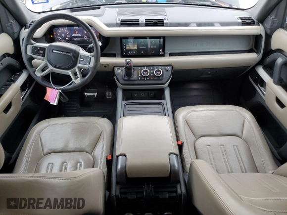2020 Land Rover Defender HSE with VIN SALE9EEU9L2024965, listed as a Copart auction lot 45340185 with 49,705 mi miles and Salvage title. Bid and sale history available at DreamBid. Image 8.