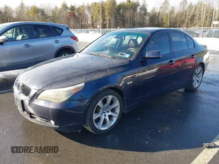 2005 BMW 5 Series 545i with VIN WBANB33565CN65705, listed as a IAAI auction lot 41681847 with 112,159 mi miles and . Bid and sale history available at carsss.com. Image 2.