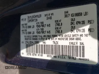 2004 Dodge 1500 SLT with VIN 1D7HU18DX4J159991, listed as a IAAI auction lot 41865428 with 178,090 mi miles. Bid and sale history available at carsss.com. Image 9.