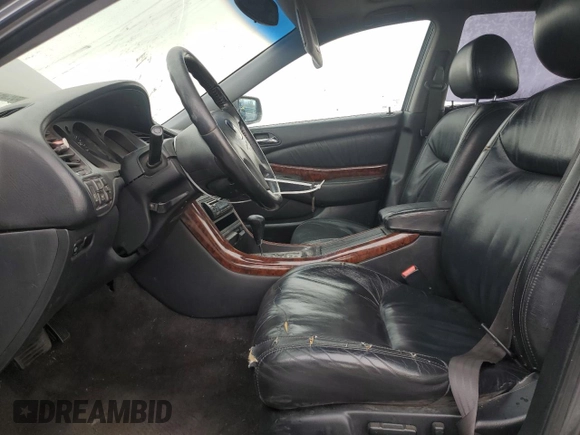 2002 Acura TL w/Navigation with VIN 19UUA56722A022192, listed as a Copart auction lot 46862955 with 274,957 mi miles and Salvage Title. Bid and sale history available at carsss.com. Image 7.