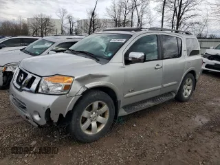2008 Nissan Armada SE z VIN 5N1AA08C78N609760, wystawiony jako Copart lot #51615055 z przebiegiem 173 544 mil mil oraz Szkody całkowita. Historia ofert i sprzedaży dostępna na DreamBid. Obrazek 1.