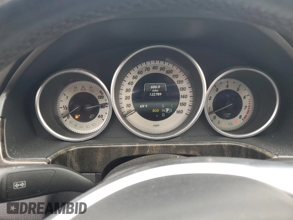 2014 Mercedes-Benz E 350 Sport with VIN WDDHF5KB7EA892557, listed as a Copart auction lot 46121175 with 122,789 mi miles and Salvage Title. Bid and sale history available at DreamBid. Image 9.