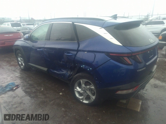 2022 Hyundai Tucson SEL with VIN 5NMJBCAE0NH081342, listed as a IAAI auction lot 41118168 with 35,023 mi miles and . Bid and sale history available at DreamBid. Image 3.