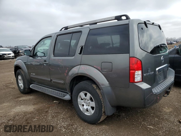 2005 Nissan Pathfinder SE с VIN 5N1AR18W45C773094, выставлен на аукционе Copart как лот 52740655 с пробегом 164 456 миль миль и Списание • Salvage title. История ставок и продаж доступна на DreamBid. Изображение 2.