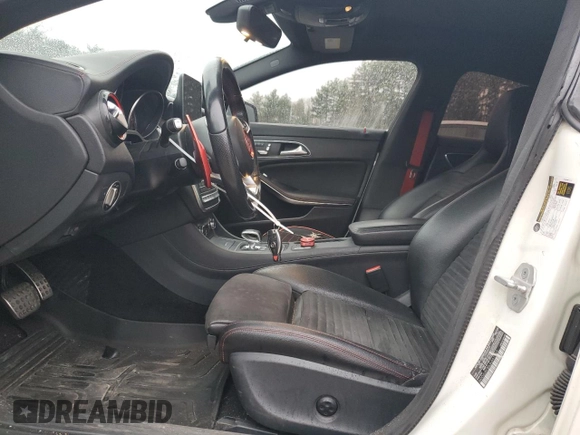 2018 Mercedes-Benz CLA with VIN WDDSJ5CB6JN541063, listed as a Copart auction lot 82601314 with 81,185 mi miles and Clean Title. Bid and sale history available at carsss.com. Image 7.