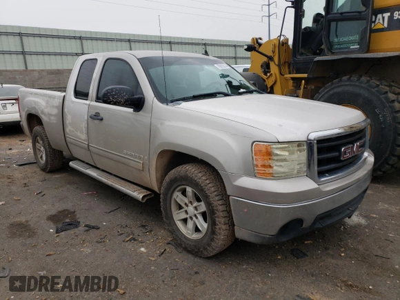 2009 GMC Sierra 1500 SLE with VIN 1GTEK29J99Z138801, listed as a Copart auction lot 79012214 with 179,748 mi miles and Salvage Title. Bid and sale history available at carsss.com. Image 4.