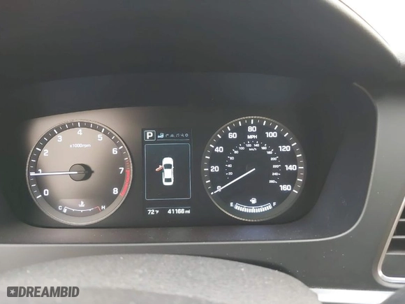 2016 Hyundai Sonata 2.4L Sport with VIN 5NPE34AF8GH299712, listed as a IAAI auction lot 41744132 with 41,166 mi miles. Bid and sale history available at carsss.com. Image 7.