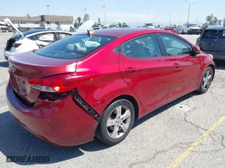 2013 Hyundai Elantra GLS PZEV with VIN 5NPDH4AE9DH342521, listed as a IAAI auction lot 41968386 with 192,220 mi miles. Bid and sale history available at carsss.com. Image 4.
