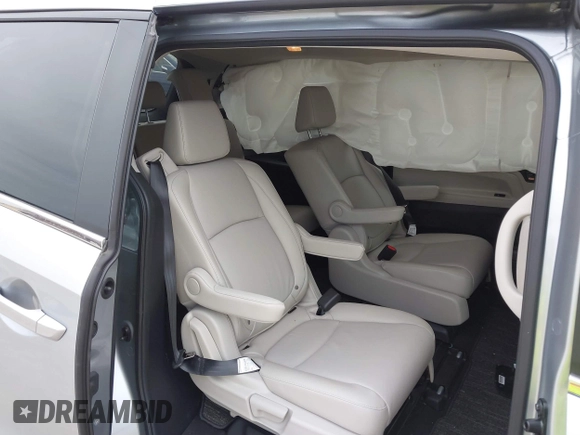 2025 Honda Odyssey EX-L with VIN 5FNRL6H60SB019825, listed as a IAAI auction lot 41295242 with 1,326 mi miles. Bid and sale history available at carsss.com. Image 8.