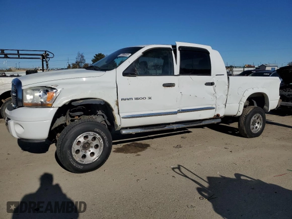 2006 Dodge 1500 SLT with VIN 3D7KS19D76G172003, listed as a Copart auction lot 47095835 with Not Provided miles and Salvage Title. Bid and sale history available at carsss.com. Image 1.