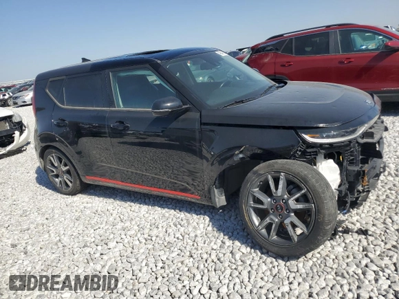 2021 Kia Soul Turbo with VIN KNDJ53AF5M7766491, listed as a Copart auction lot 49648625 with 32,443 mi miles and Salvage Title. Bid and sale history available at DreamBid. Image 4.