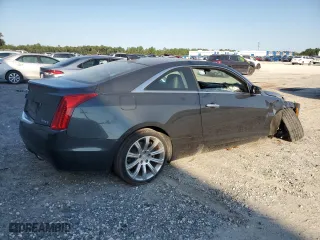 2015 Cadillac ATS Coupe Standard AWD with VIN 1G6AG1RX6F0123027, listed as a Copart auction lot 75849154 with 40,857 mi miles and Salvage Title. Bid and sale history available at carsss.com. Image 3.