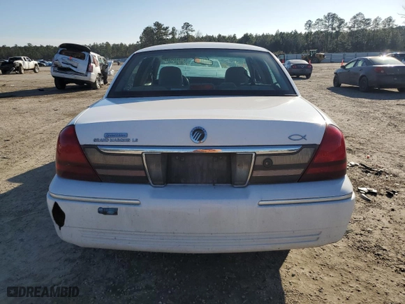 2009 Mercury Grand Marquis LS with VIN 2MEHM75V49X632193, listed as a Copart auction lot 44334585 with 71,276 mi miles and Salvage Title. Bid and sale history available at carsss.com. Image 6.