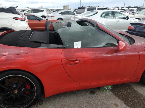 2014 Porsche 911 Carrera S with VIN WP0CB2A9XES154288, listed as a Copart auction lot 74562834 with 0 mi miles and Non Repairable. Bid and sale history available at carsss.com. Image 12.