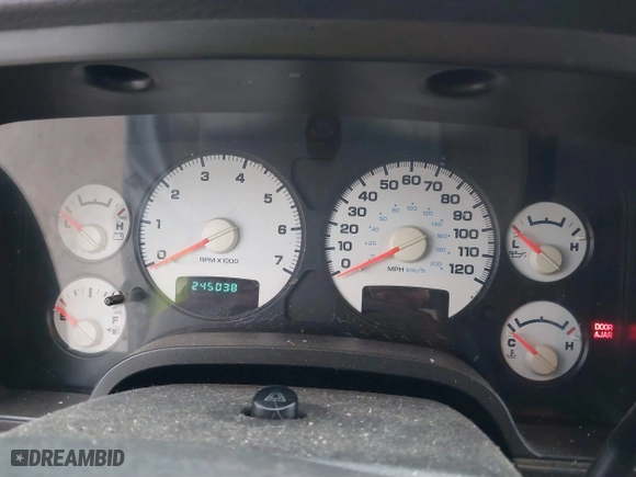 2005 Dodge Ram 1500 ST with VIN 1D7HU18N15S242651, listed as a IAAI auction lot 41825583 with 245,038 mi miles. Bid and sale history available at carsss.com. Image 7.