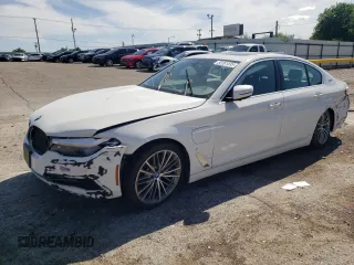 2019 BMW 5 Series 530e with VIN WBAJA9C57KB254922, listed as a Copart auction lot 55161535 with Not provided miles and Salvage title. Bid and sale history available at DreamBid. Image 1.