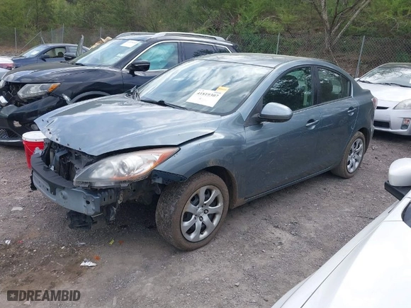 2012 Mazda Mazda3 i Sport with VIN JM1BL1UF7C1528363, listed as a IAAI auction lot 41819307 with NaN miles. Bid and sale history available at carsss.com. Image 2.