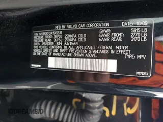 2010 Volvo XC90 with VIN YV4982CF2A1545511, listed as a Copart auction lot 82704614 with 166,448 mi miles and Non Repairable. Bid and sale history available at DreamBid. Image 13.