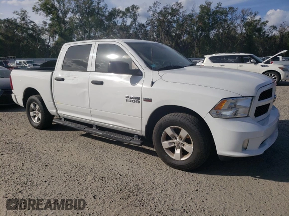 2017 Ram 1500 Express with VIN 3C6RR6KT4HG668227, listed as a Copart auction lot 75606824 with Not provided miles and Salvage title. Bid and sale history available at DreamBid. Image 4.