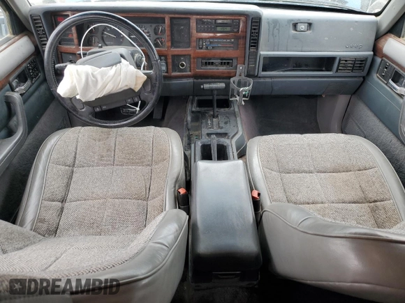 1995 Jeep Cherokee Country with VIN 1J4FJ78S5SL636284, listed as a Copart auction lot 76145234 with 104,048 mi miles and Salvage Title. Bid and sale history available at carsss.com. Image 8.