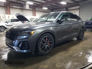 2024 Audi SQ5 Sportback Premium Plus with VIN WA124AFY0R2138097, listed as a Copart auction lot 79885334 with 73 mi miles and Salvage Title. Bid and sale history available at DreamBid. Image 1.
