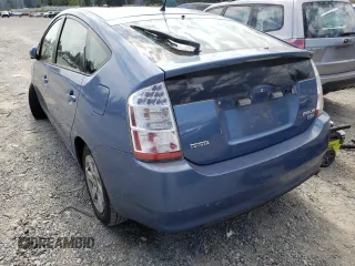 2007 Toyota Prius with VIN JTDKB20U877619139, listed as a Copart auction lot 55257552 with 0 mi miles and Salvage Title. Bid and sale history available at carsss.com. Image 3.