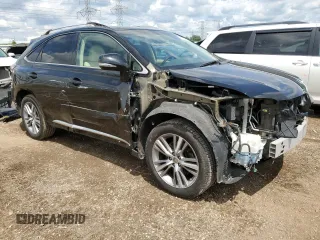 2015 Lexus RX 350 with VIN 2T2BK1BA5FC300853, listed as a Copart auction lot 58793175 with 128,716 mi miles and Salvage title. Bid and sale history available at DreamBid. Image 4.