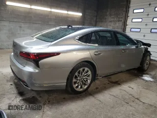 2021 Lexus LS with VIN JTHD51GFXM5008648, listed as a Copart auction lot 82641634 with 37,009 mi miles and Salvage Title. Bid and sale history available at carsss.com. Image 3.