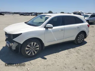 2014 Acura MDX Technology with VIN 5FRYD4H44EB022323, listed as a Copart auction lot 63142095 with 127,042 mi miles and Salvage title. Bid and sale history available at DreamBid. Image 1.